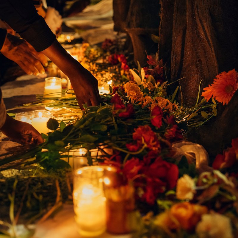 Keti Koti herdenking bij het Nationaal Monument Slavernijverleden, Oosterpark Amsterdam