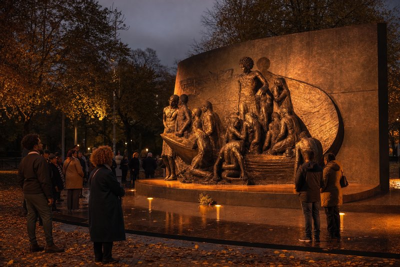 Het Nationaal Monument Slavernijverleden in het Oosterpark, Amsterdam